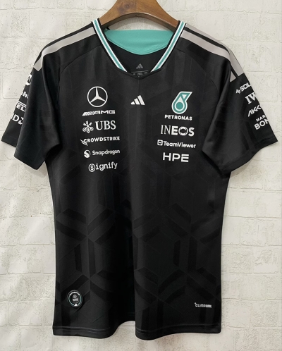 2026 MERCEDES black F1 shirt S-5XL2